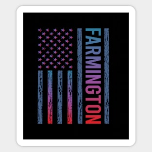 Blue Red Flag - Farmington Sticker